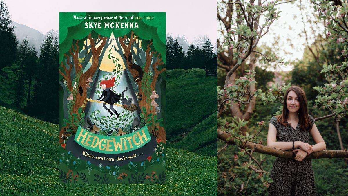 Sky McKenna and the cover of Hedgewitch