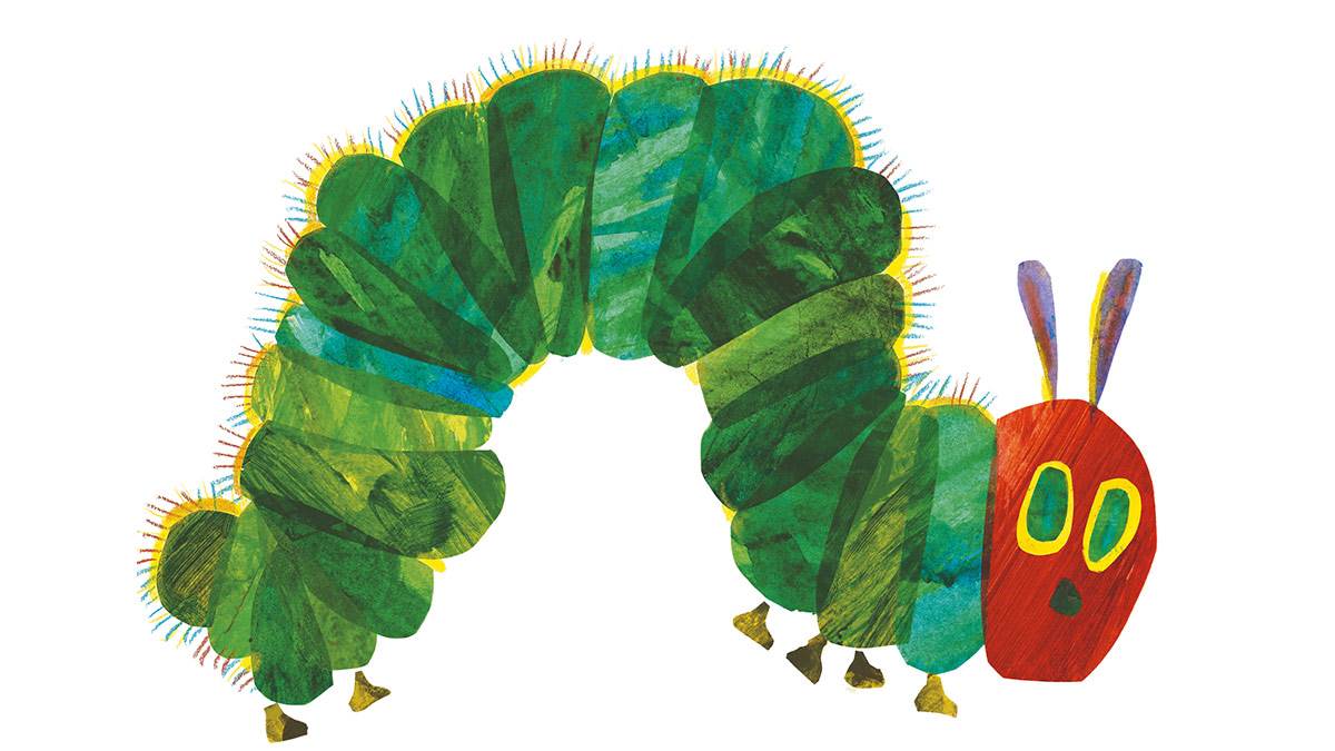 Illustration from The Very Hungry Caterpillar by Eric Carle