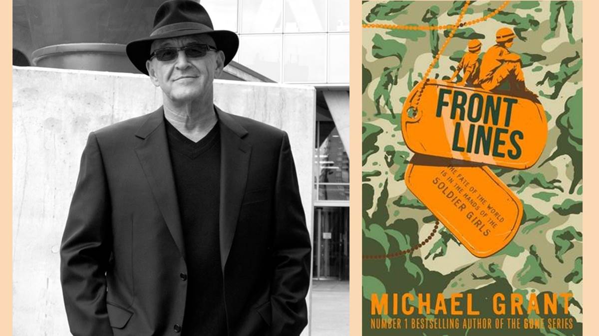 Michael Grant and his book Front Lines