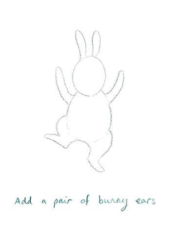 How to draw Everybunny Dance: Step five