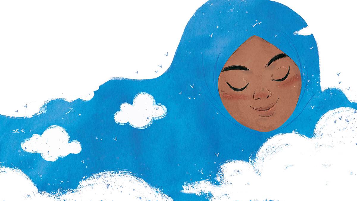 Illustration from The Proudest Blue by Ibtihaj Muhammad and S. K. Ali