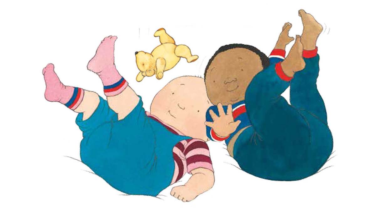 Illustration from Bouncing Babies by Helen Oxenbury