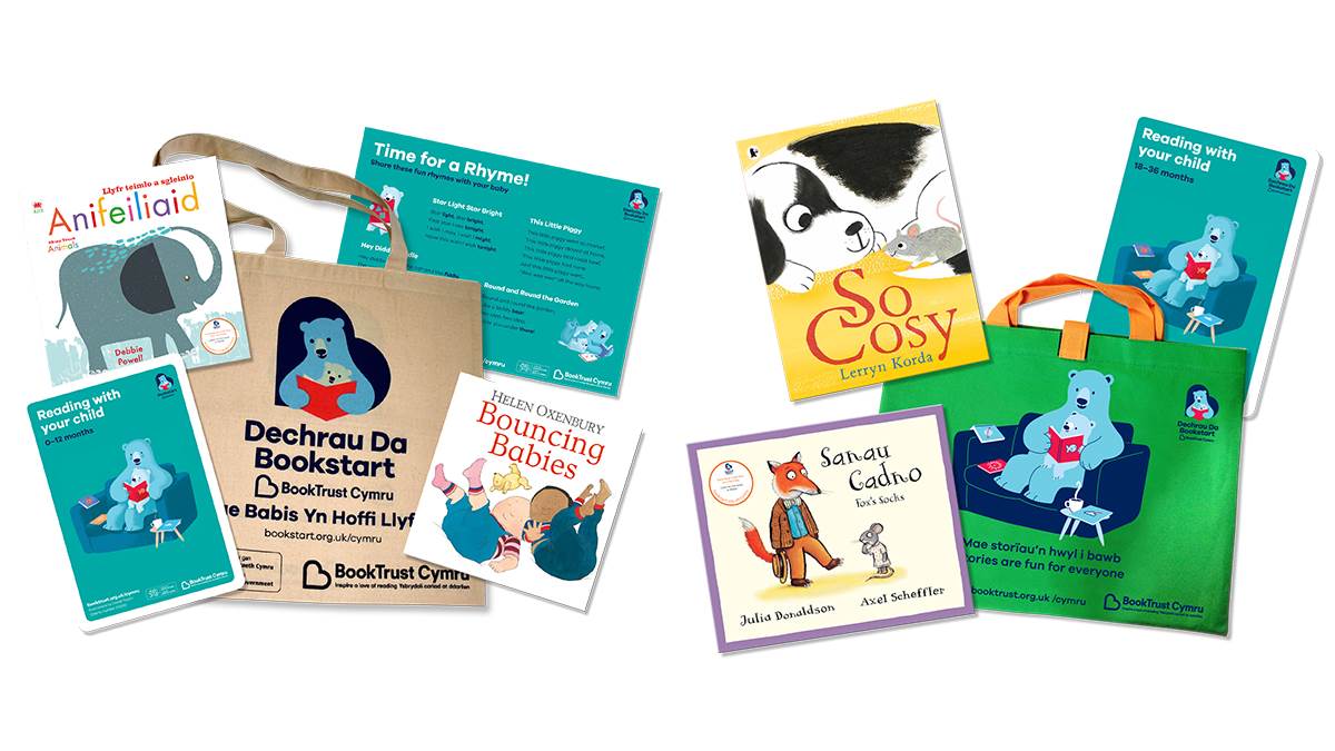 Bookstart in Wales baby and Early Years packs 2019