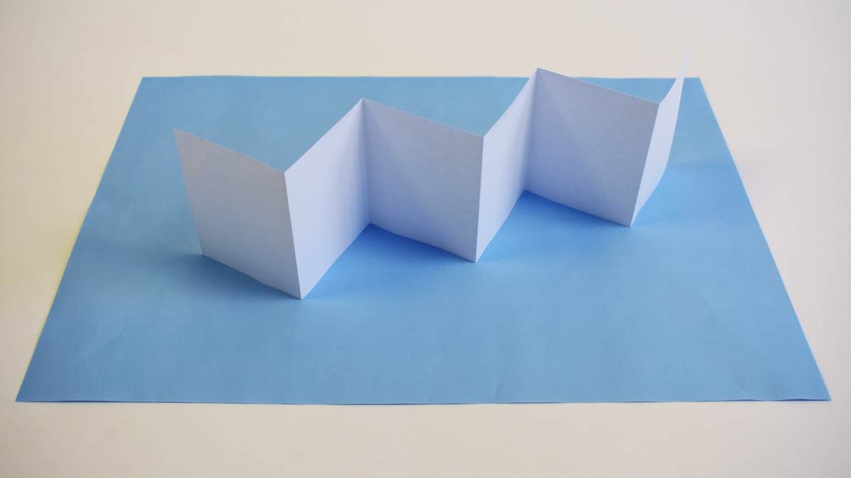 Pjamarama paper chain activity folded paper