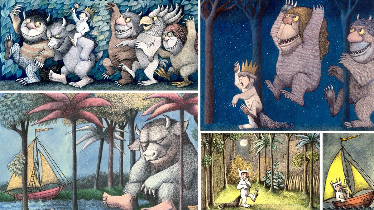 Where the Wild Things Are illustrations