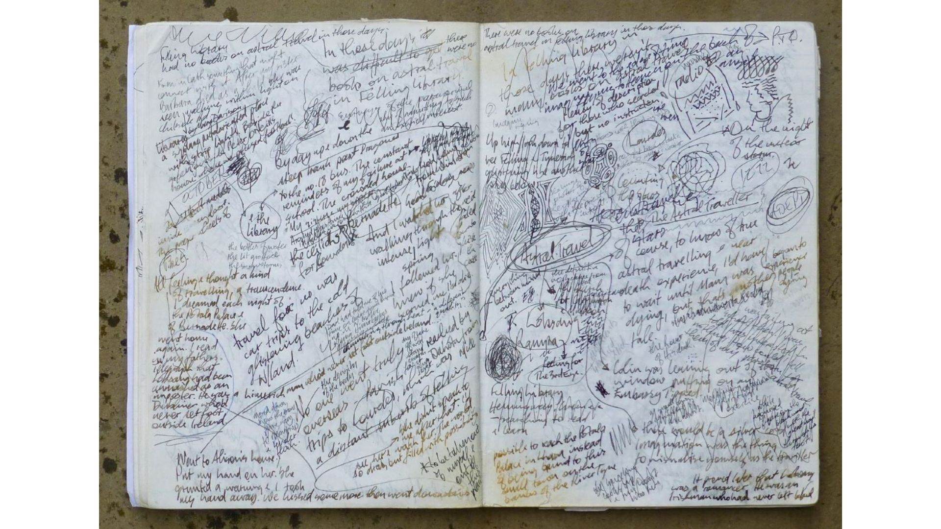 David Almond's notebook