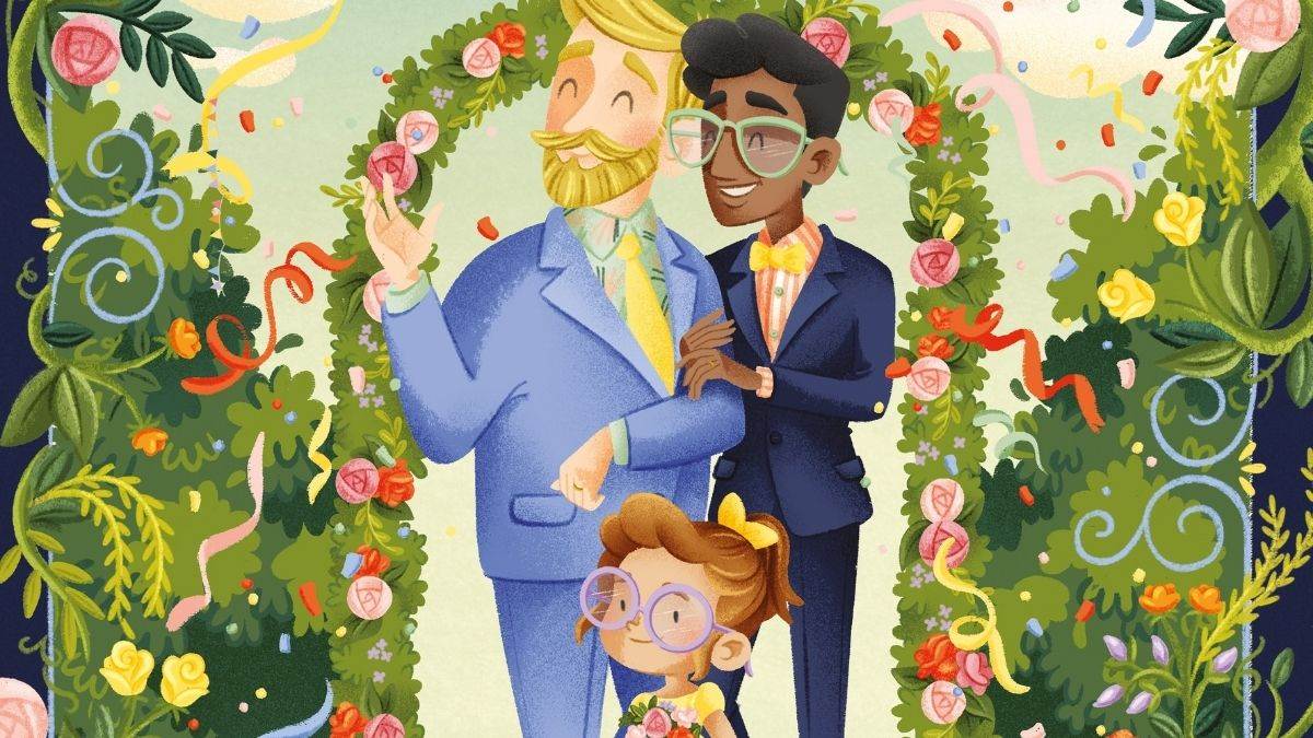 Illustration: Uncle Bobby's Wedding by Sarah S Brannen and Lucia Soto