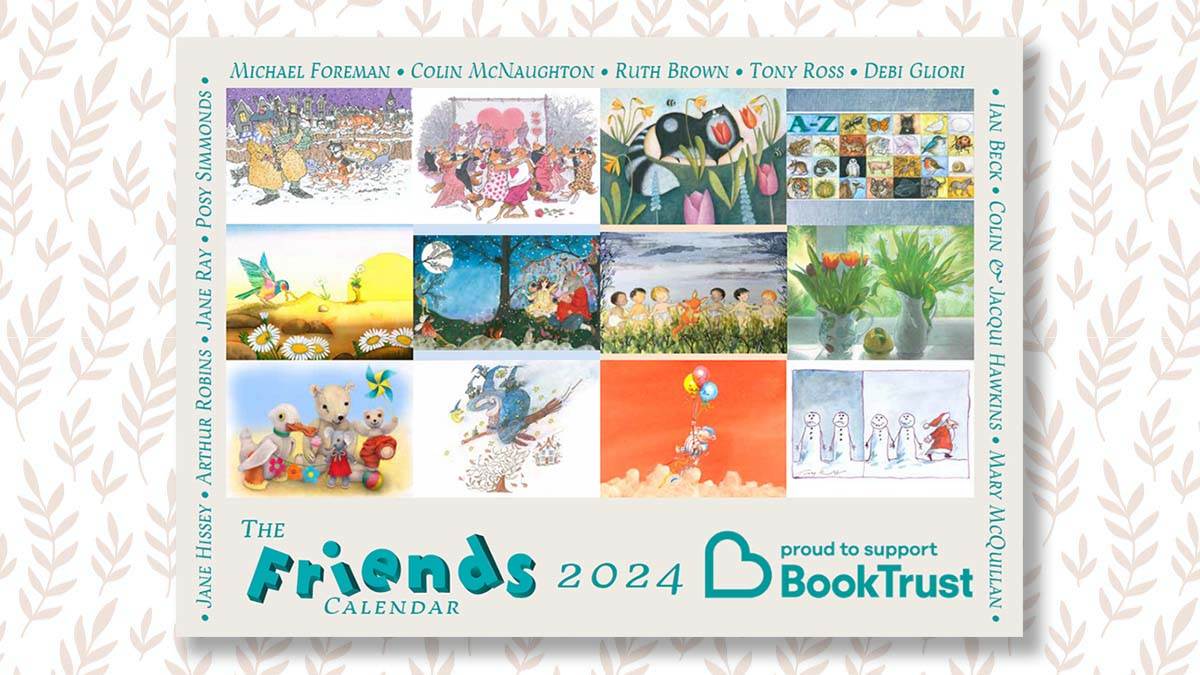 The 2024 BookTrust Friends calendar