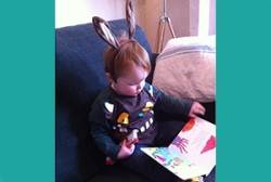 Sharing books - as well as chocolate - this Easter