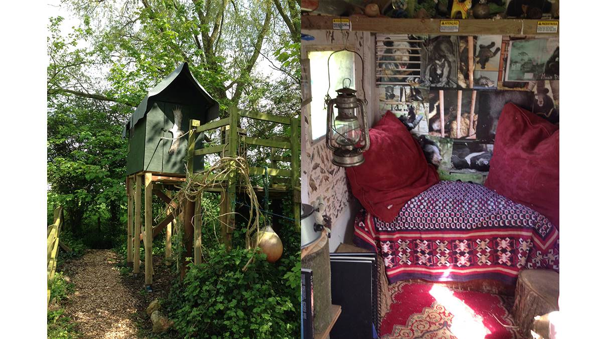 Gill Lewis's writing shed