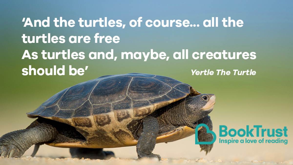 A quote from Yertle The Turtle