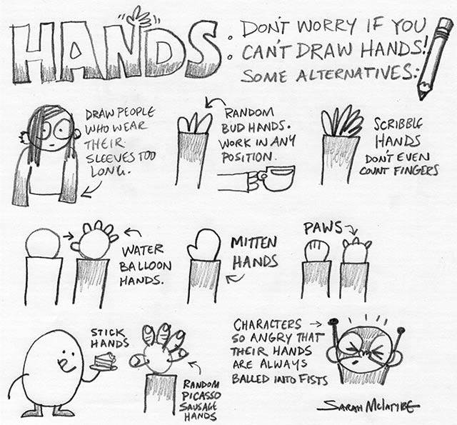 Sarah McIntyre: Drawing hands