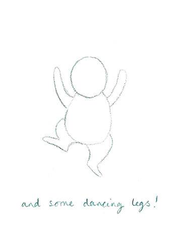How to draw Everybunny Dance: Step four