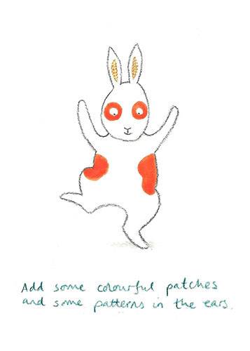 How to draw Everybunny Dance: Step seven