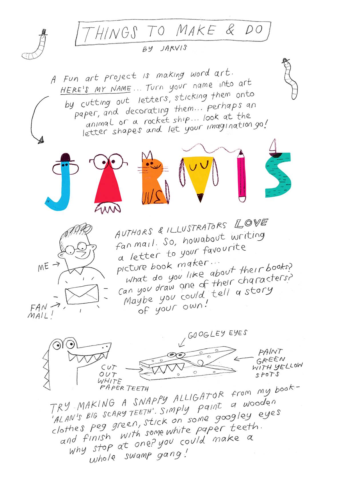 Jarvis's fun things to make and do