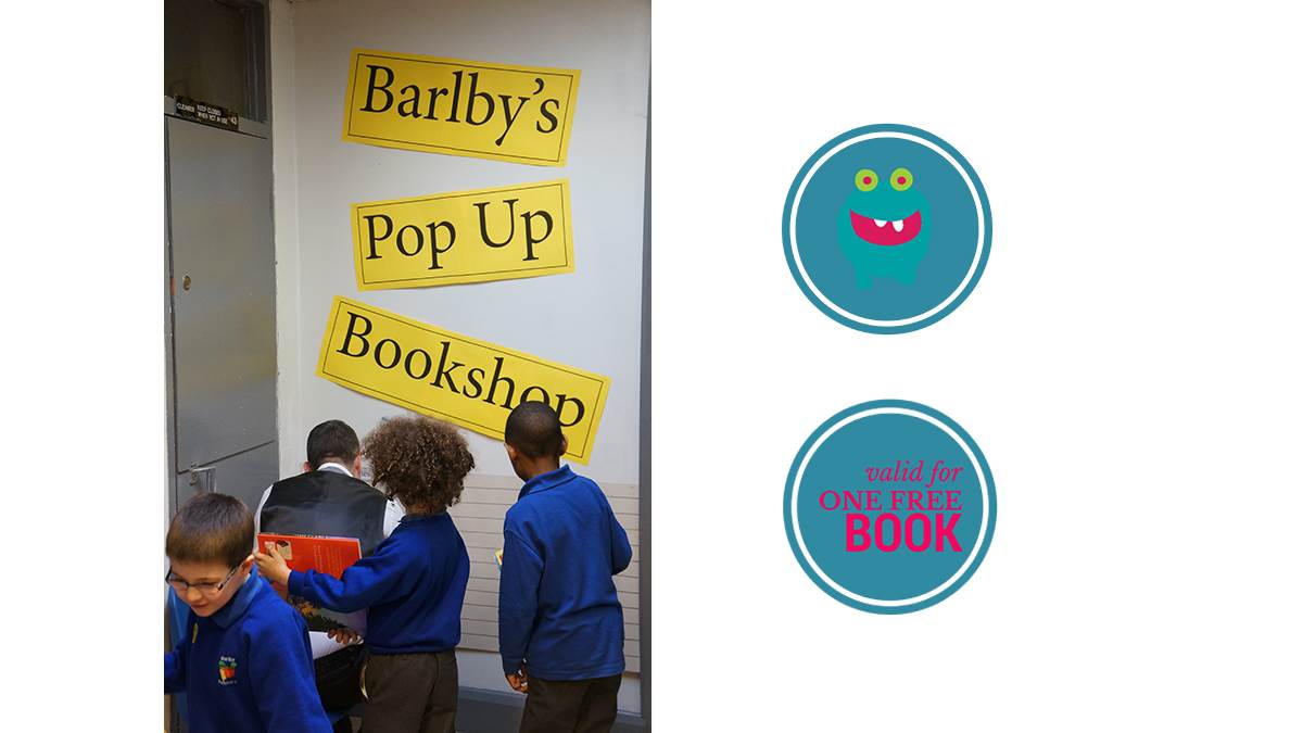 Barlby Primary's pop-up bookshop