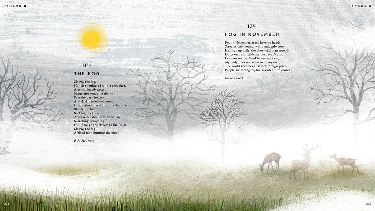 A page from I Am the Seed That Grew the Tree, illustrated by Frann Preston-Gannon