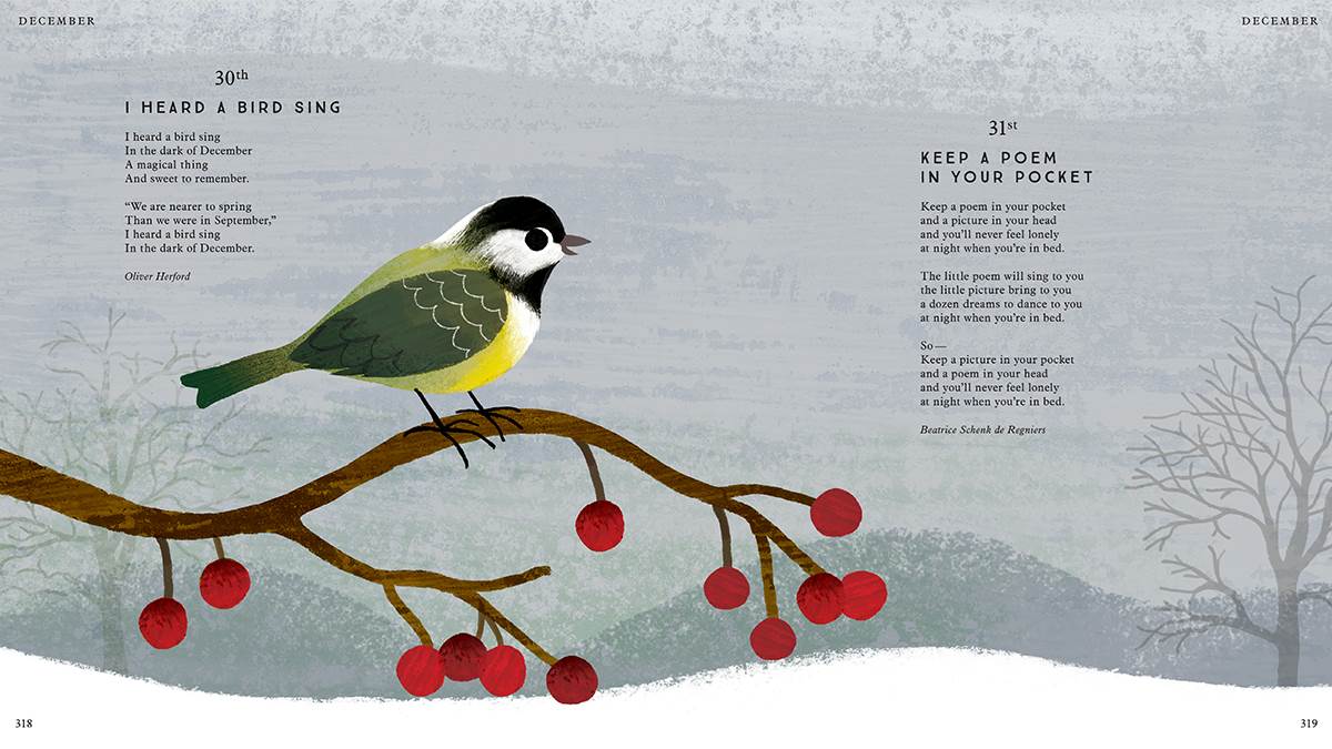 A page from I Am the Seed That Grew the Tree, illustrated by Frann Preston-Gannon