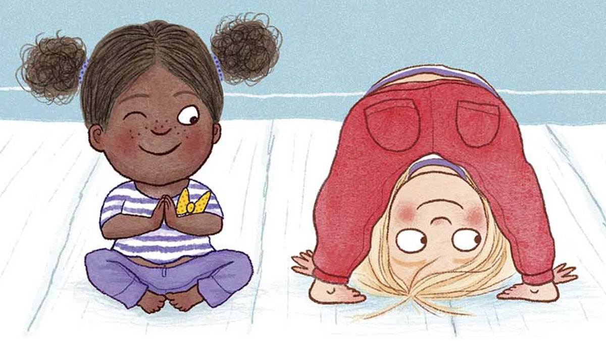 The cover of Yoga Babies by Fearne Cotton and Sheena Dempsey