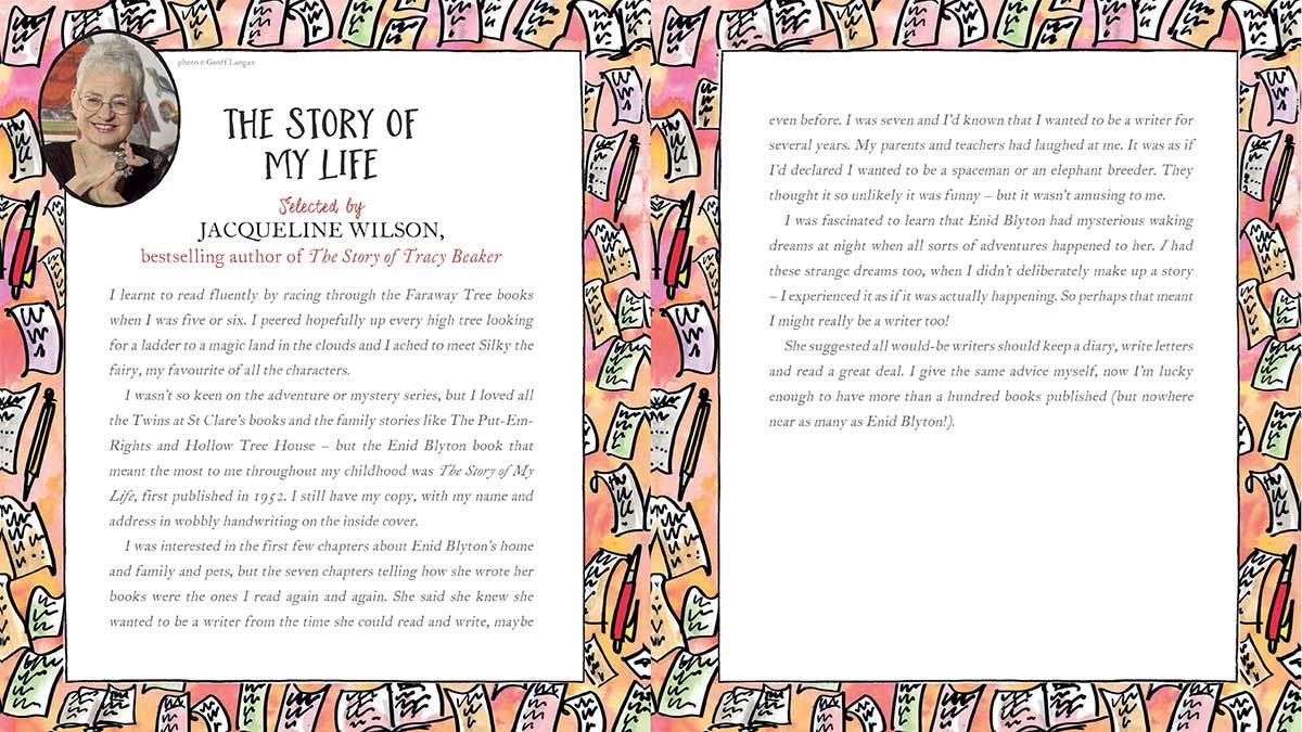 Jacqueline Wilson explains why she loves The Story of My Life by Enid Blyton