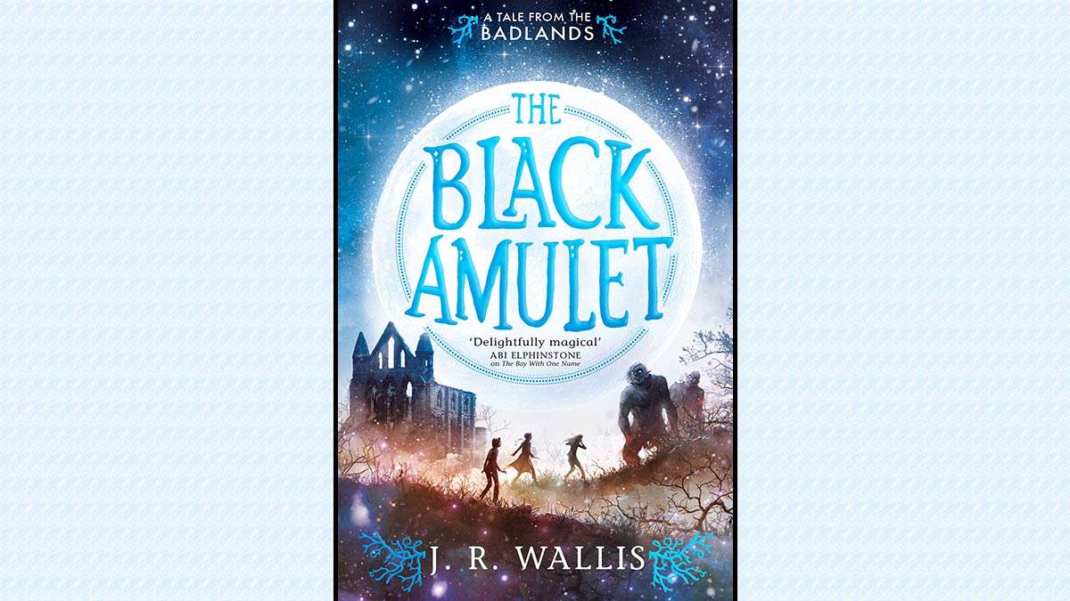 The cover of The Black Amulet by J.R. Wallis
