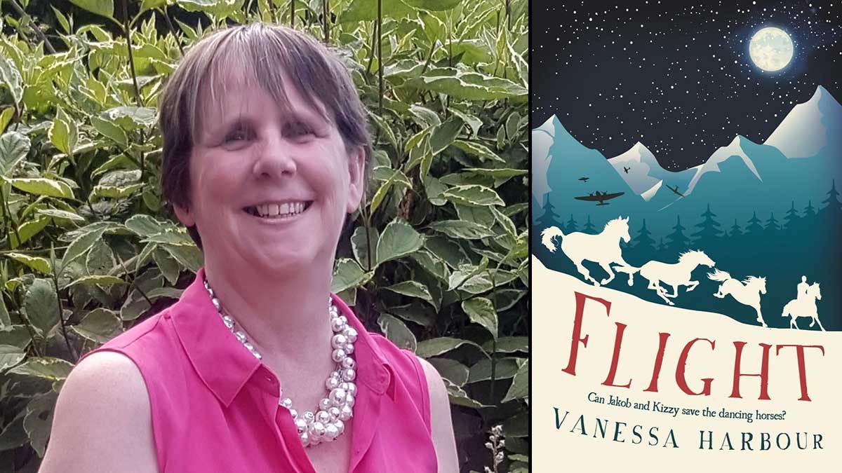 Vanessa Harbour and the cover of Flight