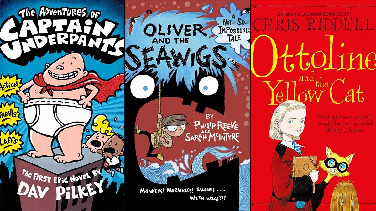 The Adventures of Captain Underpants, Oliver and the Seawigs, Ottoline and the Yellow Cat