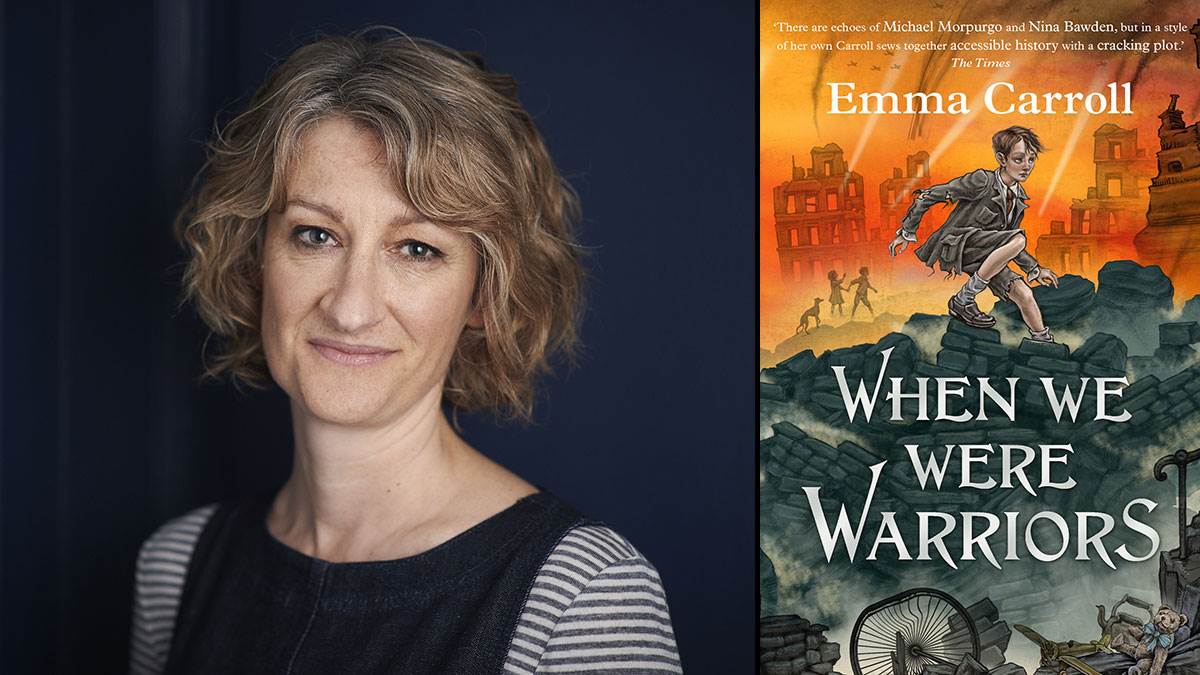 Emma Carroll and her book When We Were Warriors