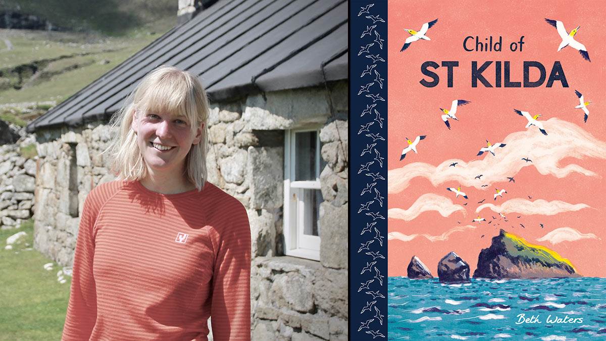 Beth Waters and her book Child of St Kilda