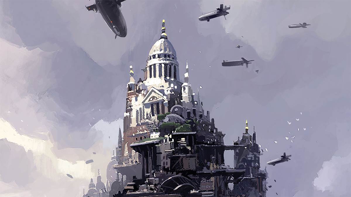 The front cover of Mortal Engines