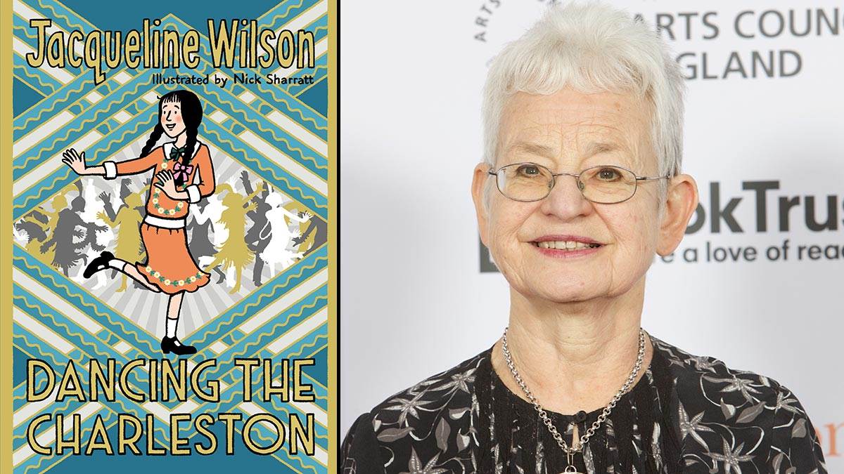 The front cover of Dancing the Charleston and Jacqueline Wilson