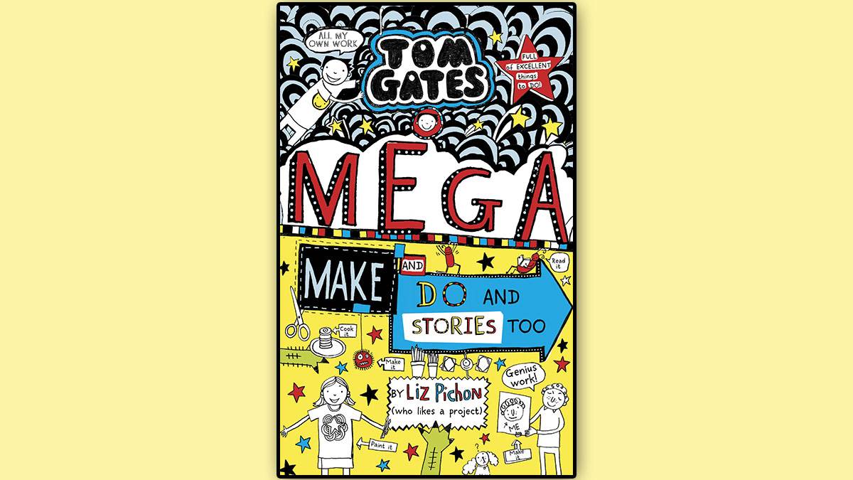 The front cover of Tom Gates Mega Make and Do (and Stories Too!)