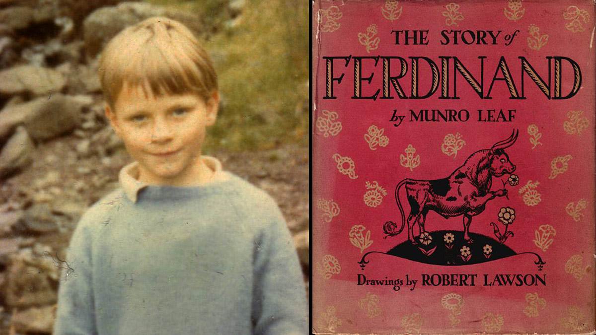 Young James Mayhew and The Story of Ferdinand