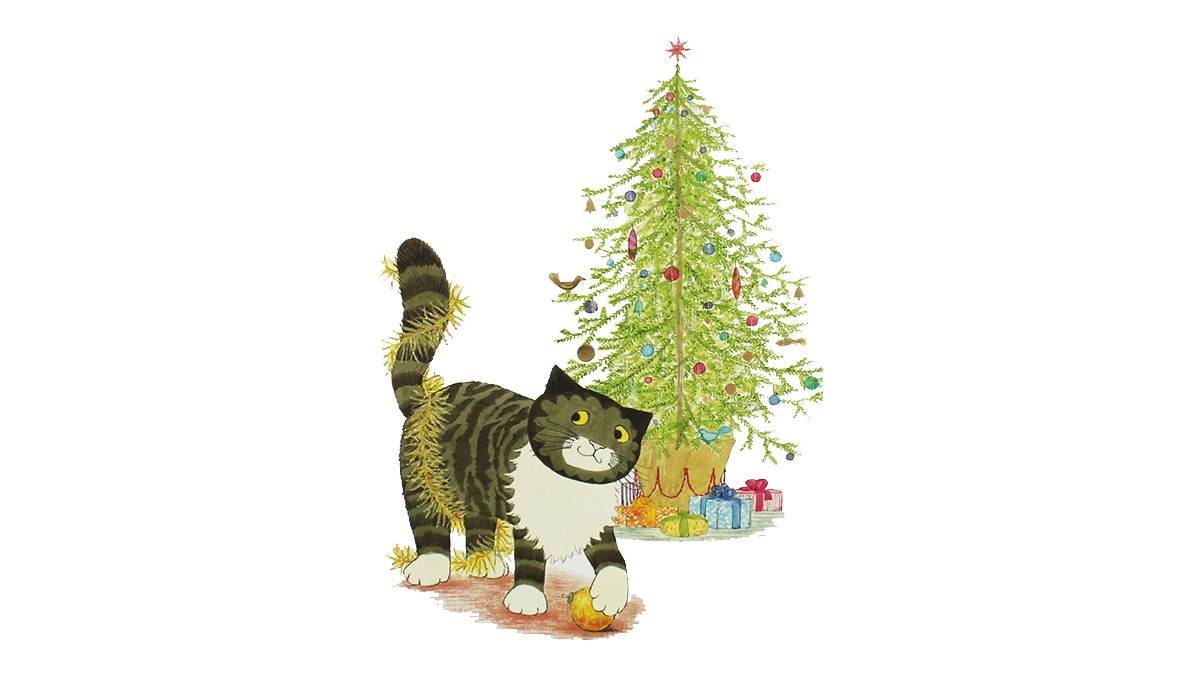 The front cover of Mog's Christmas by Judith Kerr