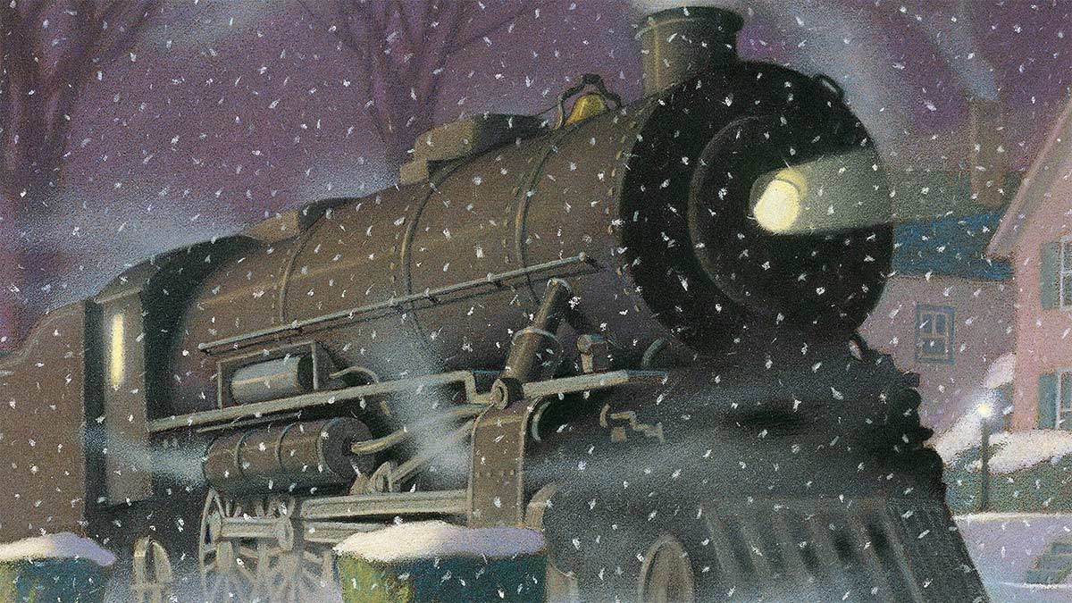 The front cover of The Polar Express