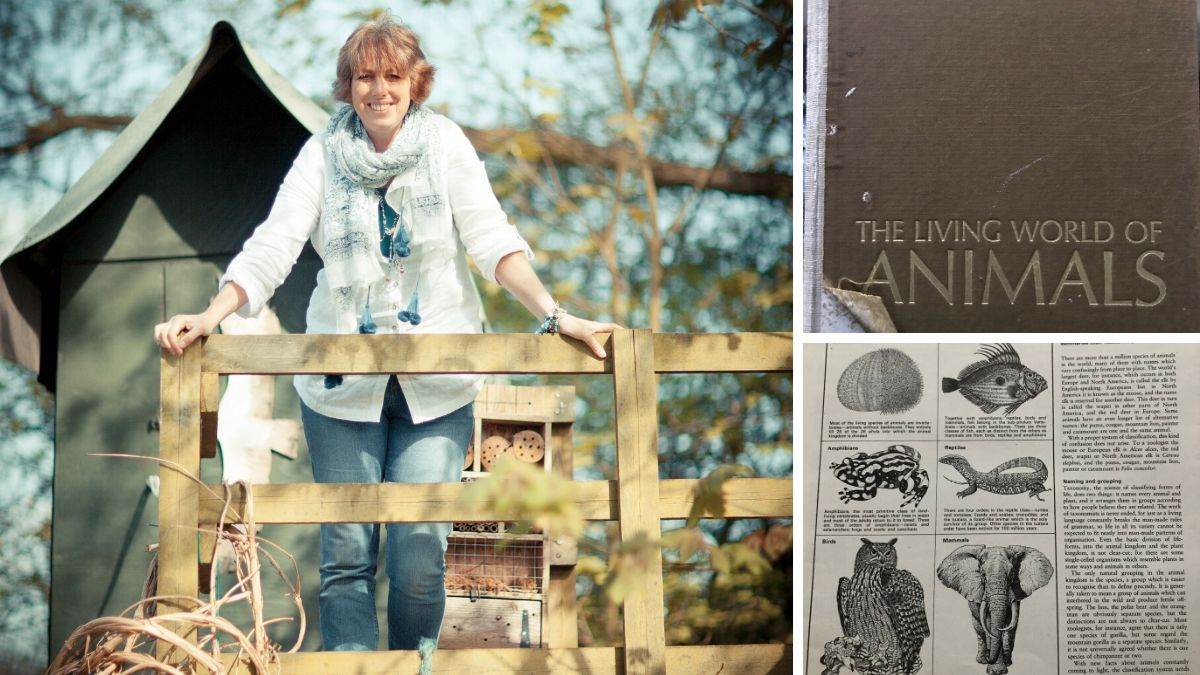 Gill Lewis and the Reader's Digest book she loved as a child
