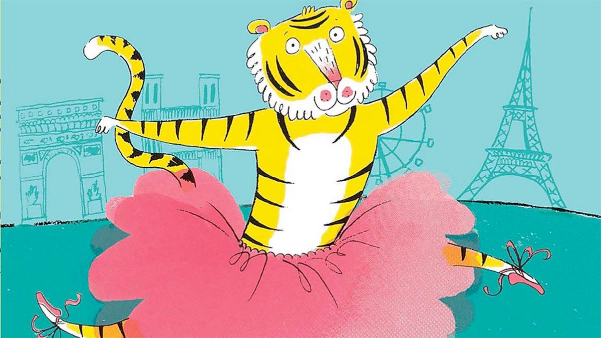 The front cover of Tiger in a Tutu