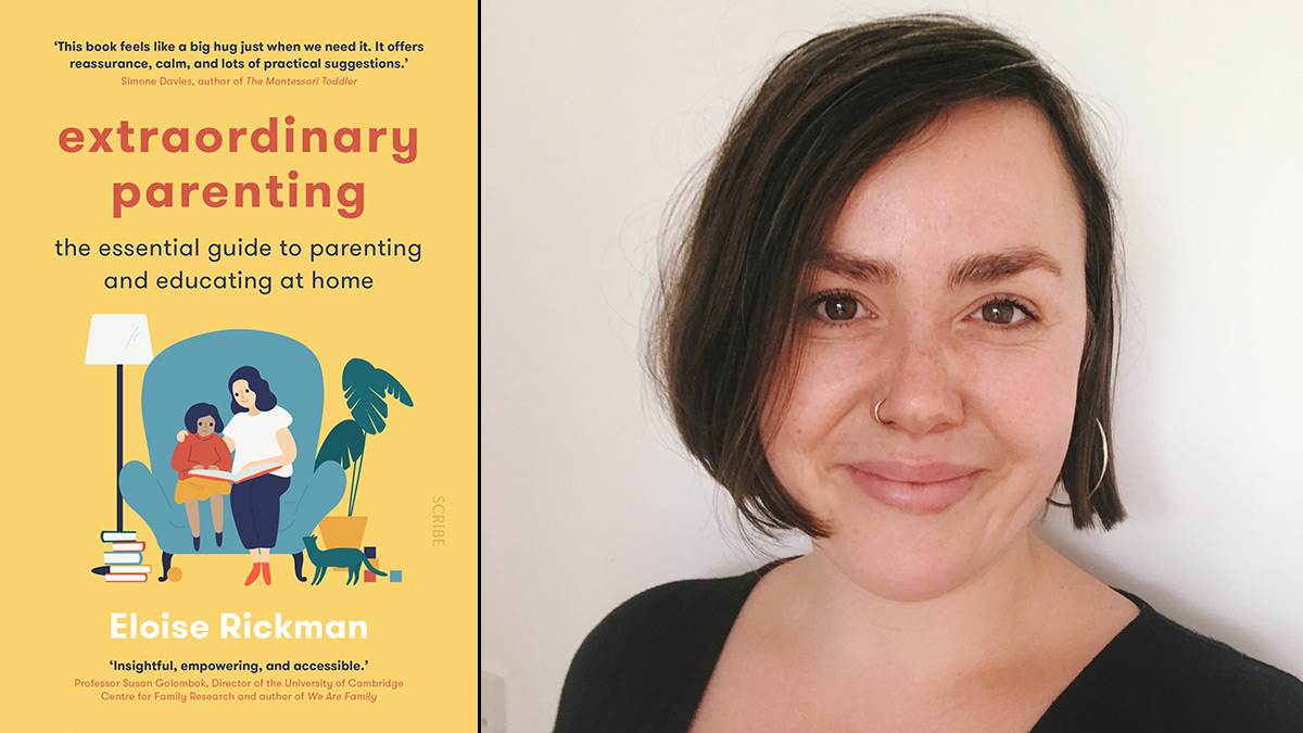 The front cover of Extraordinary Parenting and author Eloise Rickman