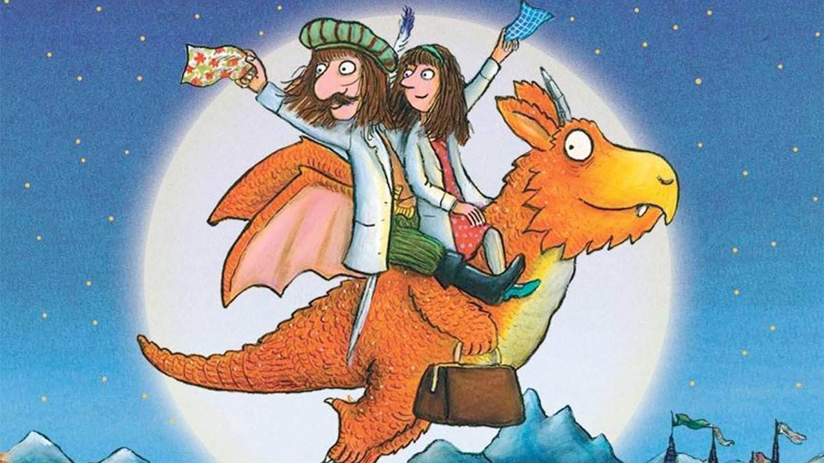 The front cover of Zog and the Flying Doctors by Julia Donaldson and Axel Scheffler