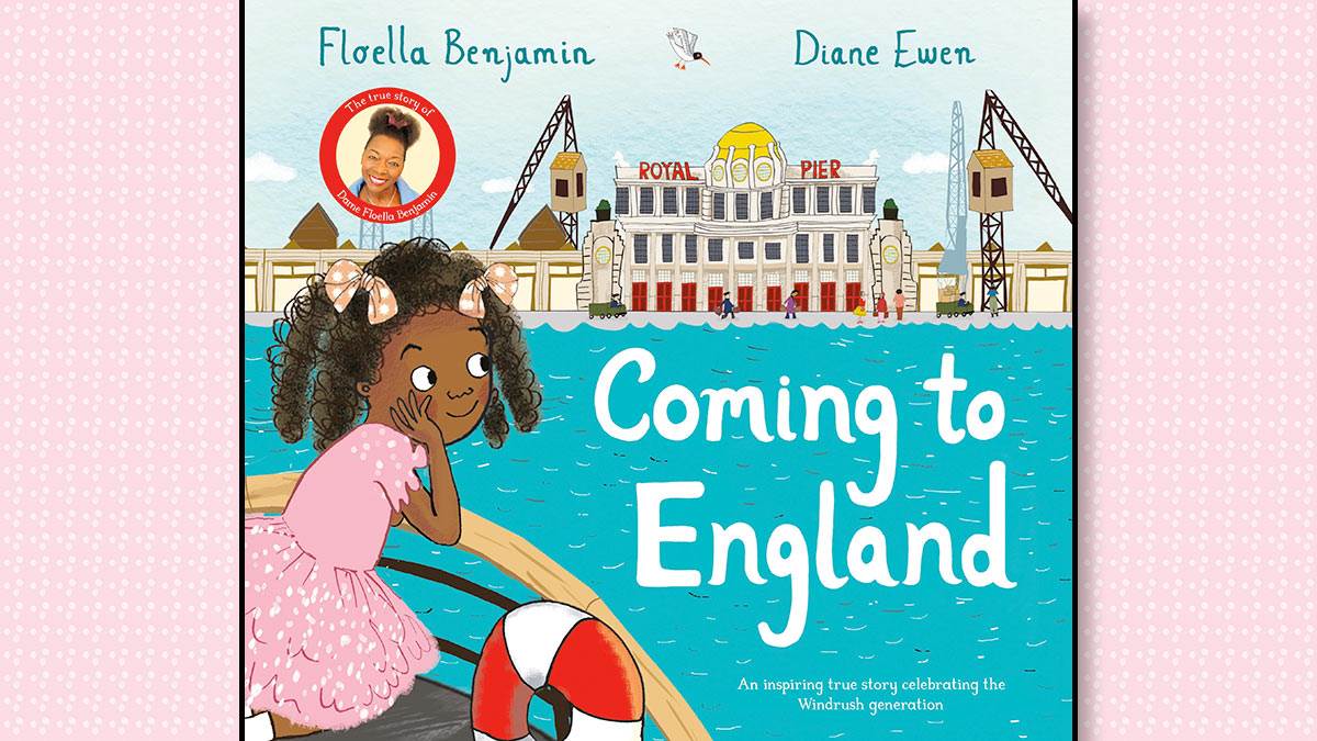 The front cover of Coming to England