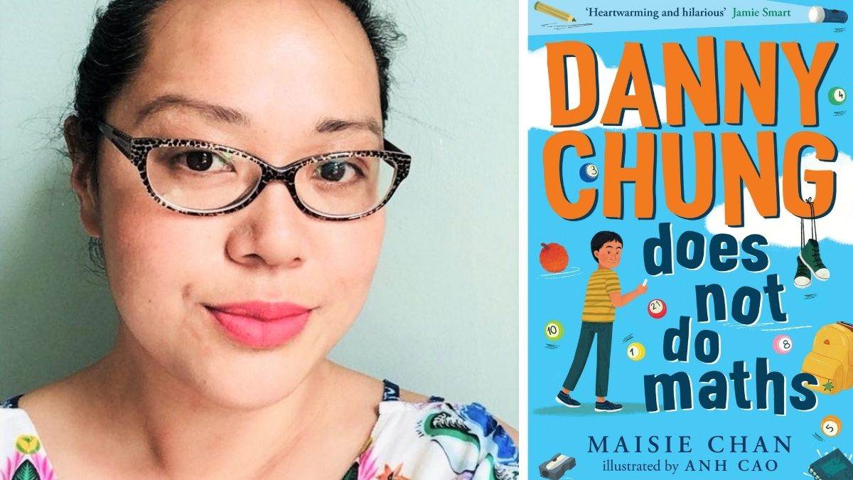 Maisie Chan and the cover of Danny Chung Does Not Do Maths