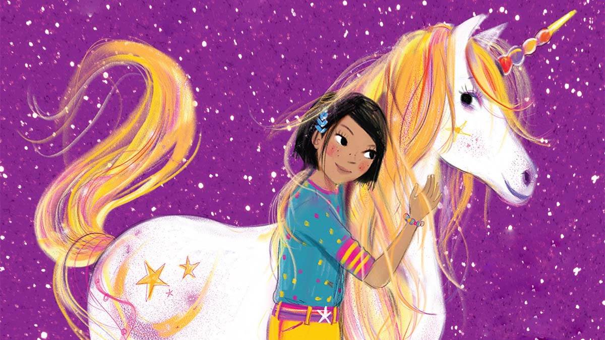 The front cover of Unicorn Academy: Ava and Star