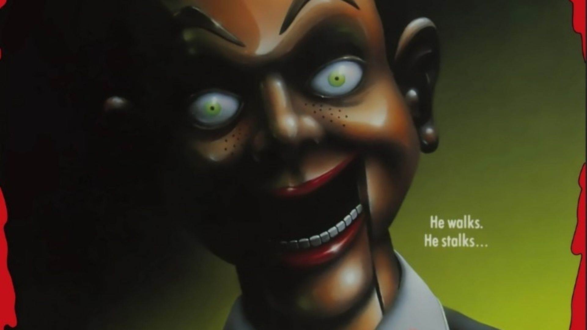 The cover of Goosebumps: Night of the Living Dummy by R. L. Stine, illustrated by Tim Jacobus