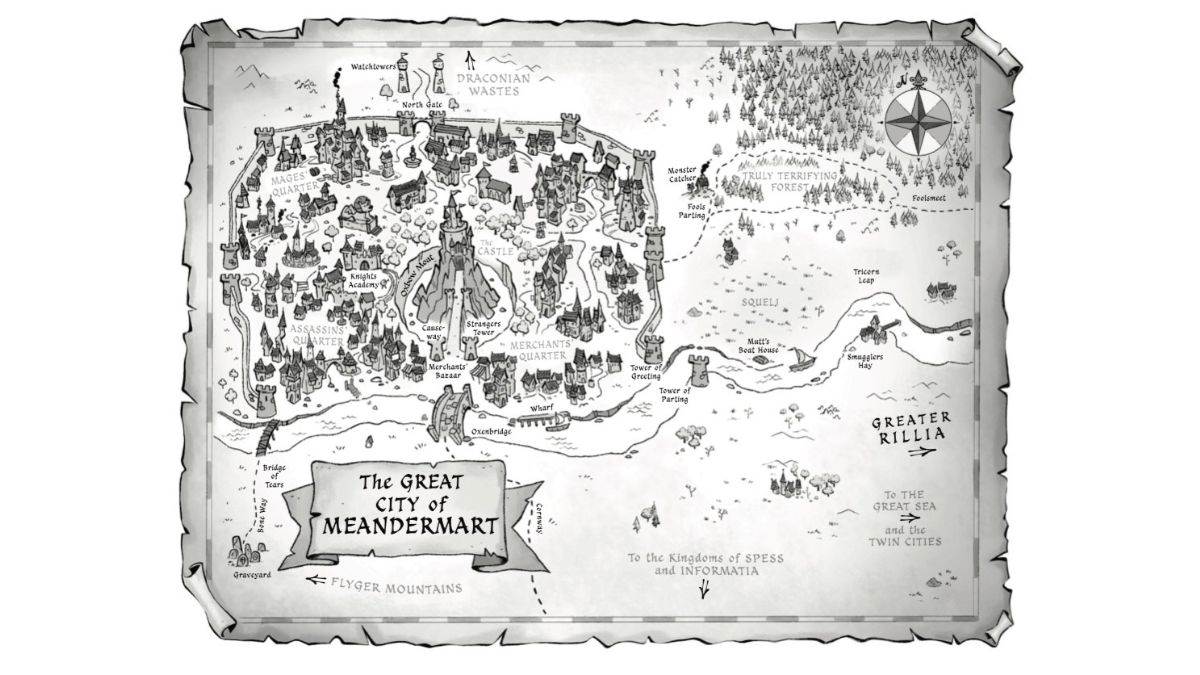 Chris Smith's map of Meandermart