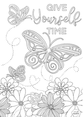 A Thoughtful Thursday colouring sheet