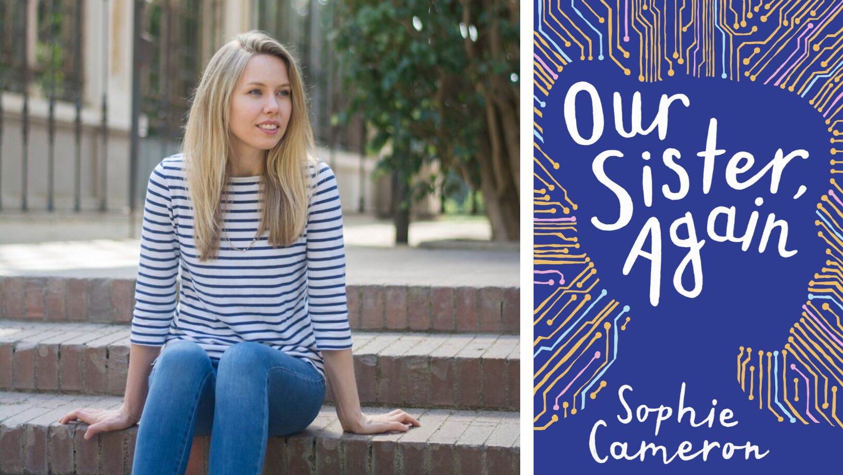 Sophie Cameron and the cover of Our Sister, Again