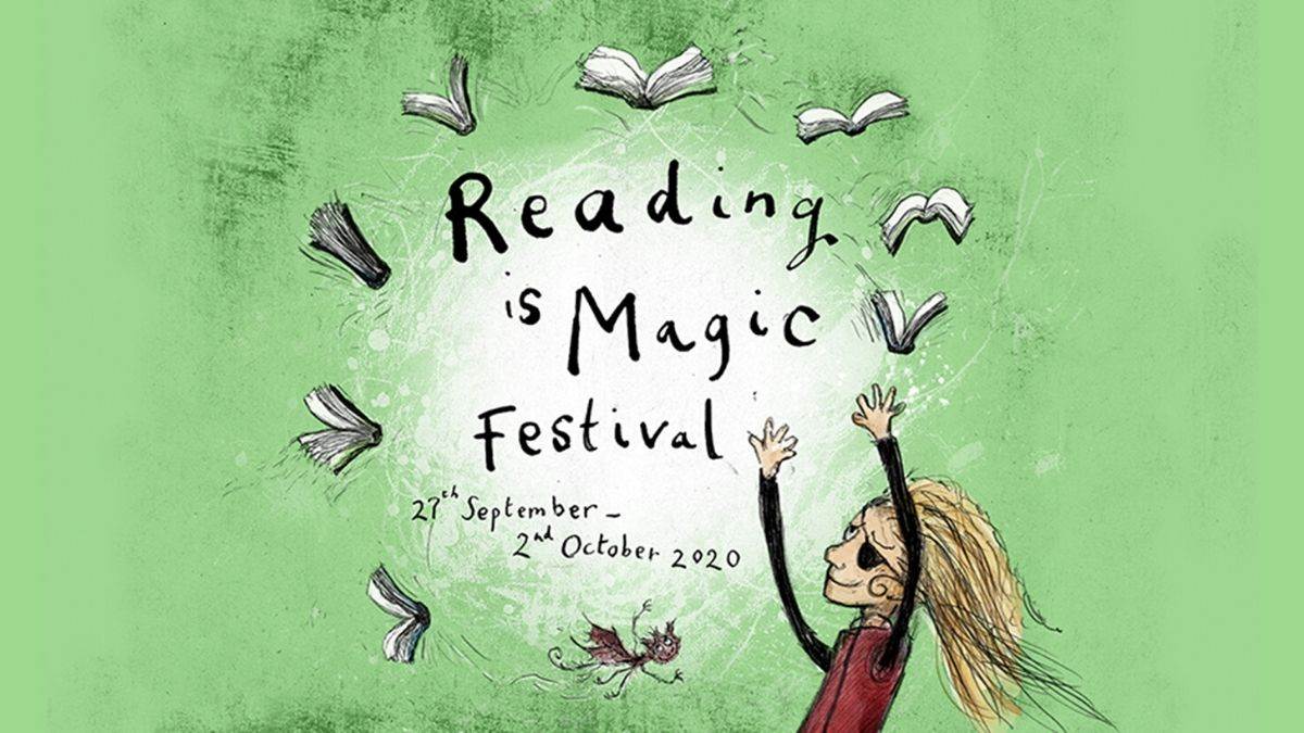 The logo for the Reading is Magic festival