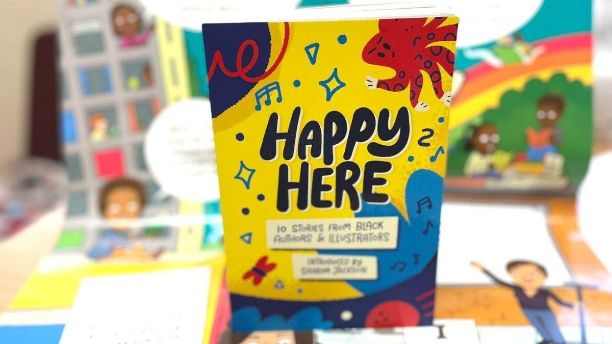 The cover of Happy Here, photographed by Deborah Texeira