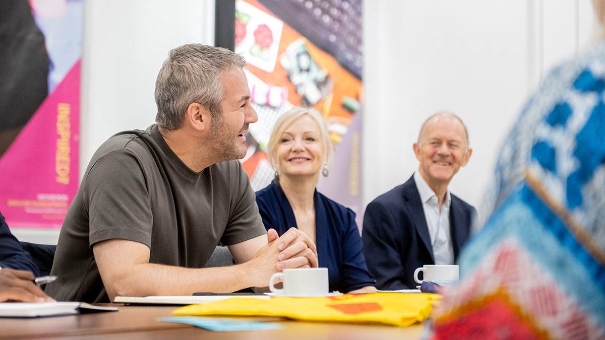Oliver Coppard and Tracy Brabin at the BookTrust roundtable