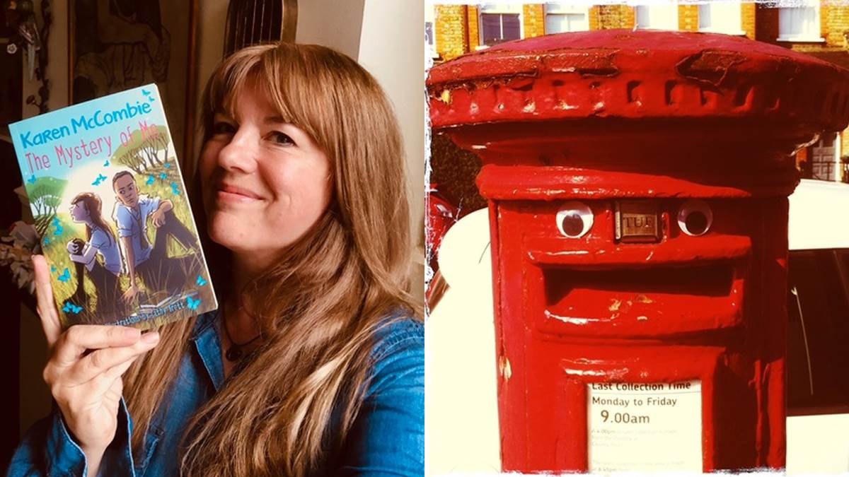 Karen, her book and the postbox